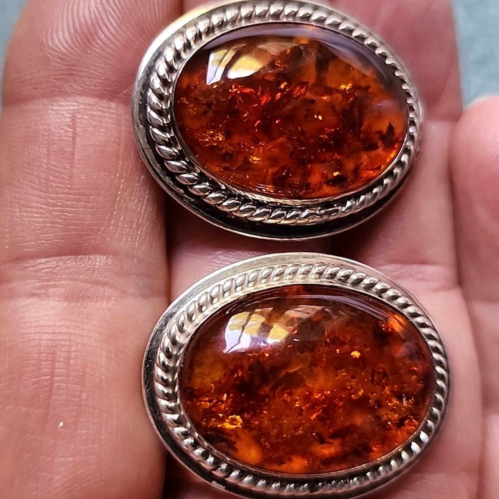 Jay King Amber Earrings - Picture 4 of 8